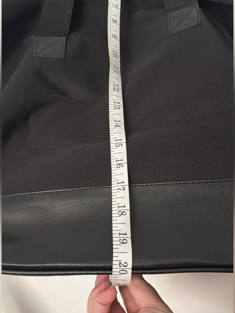 Calvin Klein Black Embossed Logo Accessory Panel